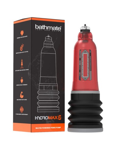 Bomba Succion Bathmate Hydromax X20 Rojo