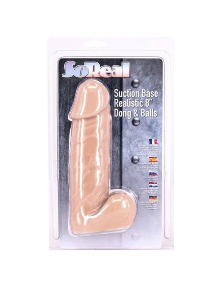 So Real Dong Soft Pene Realístico 20 cm