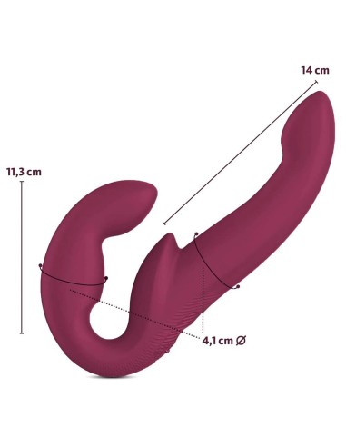 Share Vibe Pro Vibrador Para Parejas Granate