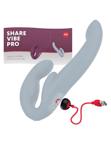 Share Vibe Pro Vibrador Para Parejas Gris