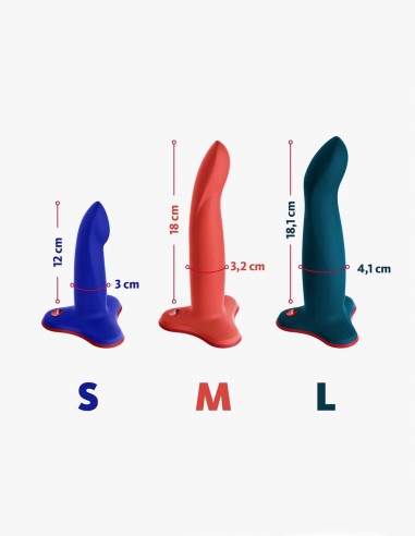 Consolador Con Ventosa Limba Flex M Rojo