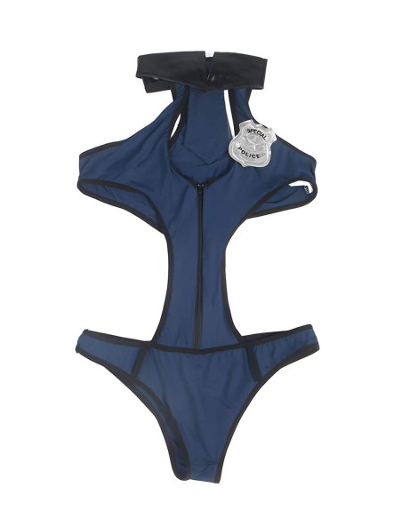 Disfraz Body Policia Sexy Azul