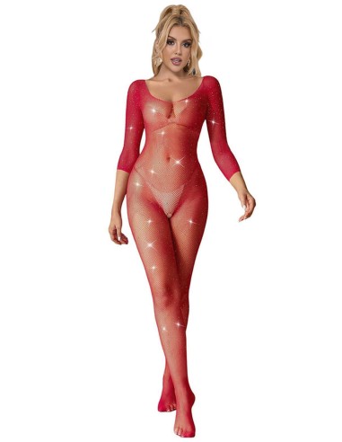 Body Rejilla Con Manga Tres Cuartos 952419