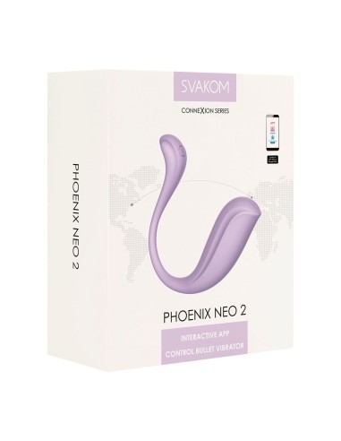 Phoenix Neo 2 Lila Huevo Vibrador Interactivo