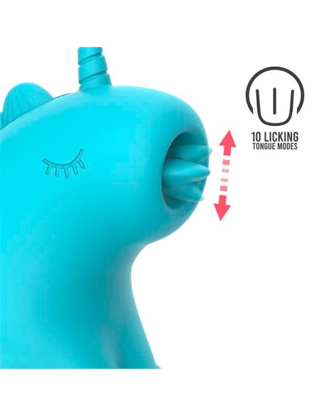 Vibrador Lengua Azul Snowflake Vibrador Lengua Azul Snowflake