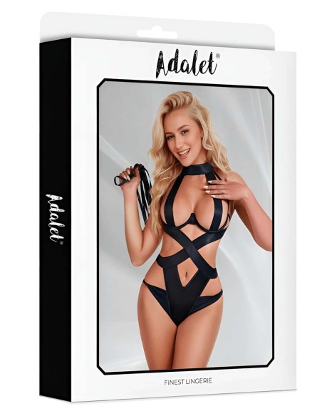 Body Negro Con Tiras Anchas Leah