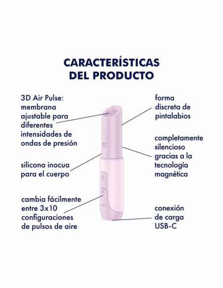 Pintalabios Vibrador Secret Kiss satisfyer
