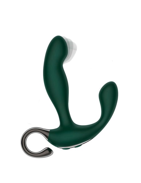 Masajeador Prostatico Con Finger Wiggling Greeny