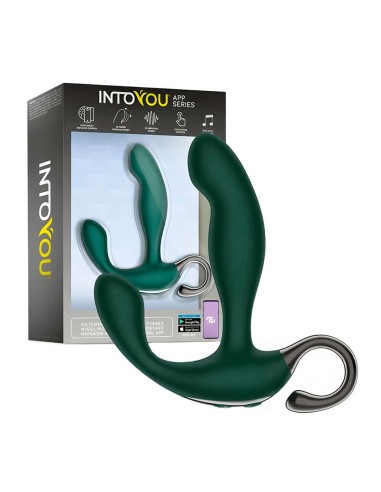 Masajeador Prostatico Con Finger Wiggling Greeny