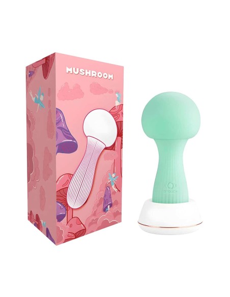 Vibrador De Varita Mushroom Turquesa