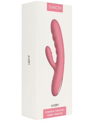 Avery Vibrador Conejito Rosa