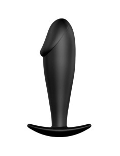 Plug Anal Negro Forma Pene Negro
