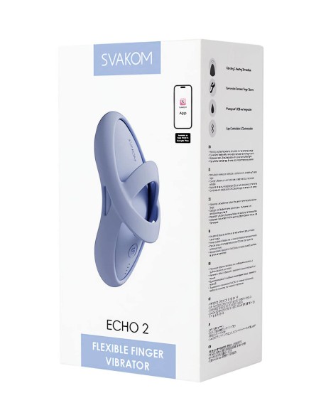 Vibrador de dedo Echo 2 azul