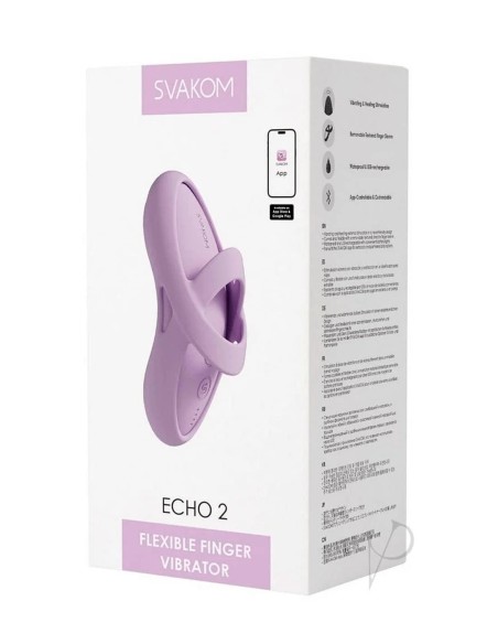 Vibrador de dedo Echo 2 lila