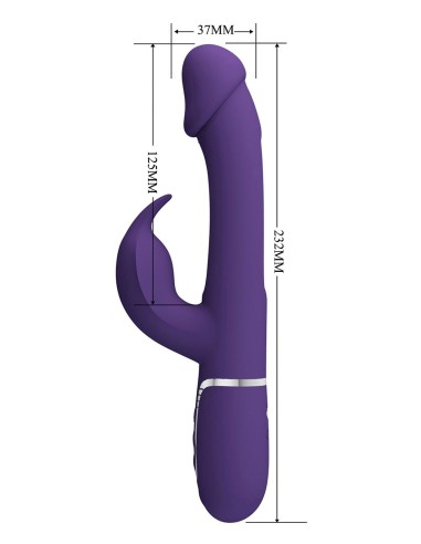 David Vibrador Conejito Semi-realista