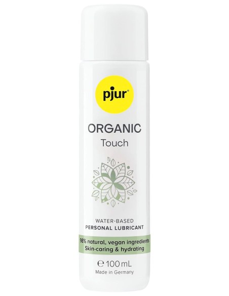 Lubricante vegano Pjur organic Touch 100 ml, hidratante y natural