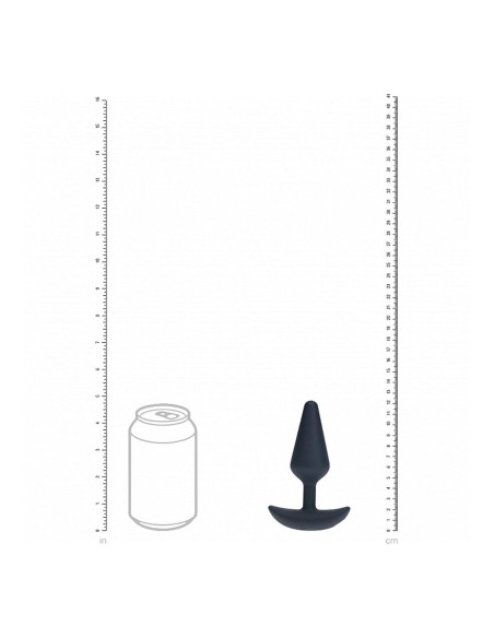 Detalle cercano de la superficie lisa de silicona líquida del plug anal Classic Medium