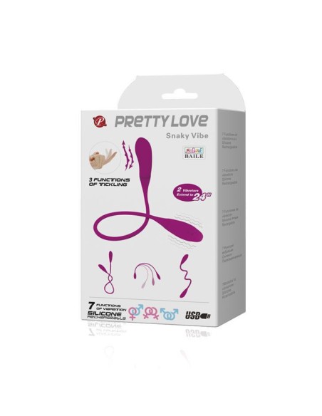 DELUXE PRETTY LOVE SNAKY VIBE VIBRADOR TICKLING