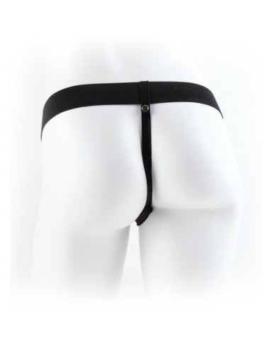 PENE REALISTICO CON ARNES 24 CM MARRON