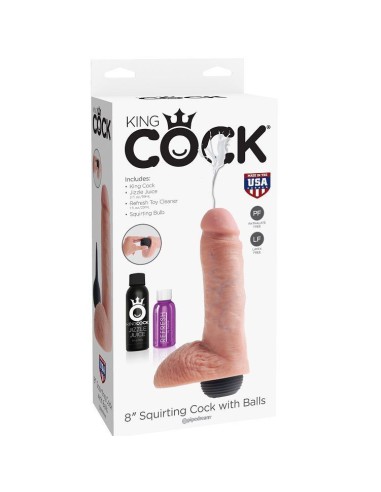 Pene Eyaculador Natural King Cock Squirting 20 cm