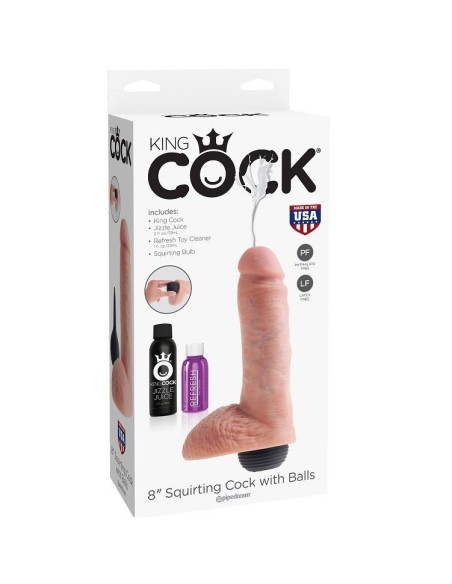 Pene Eyaculador Natural King Cock Squirting 20 cm