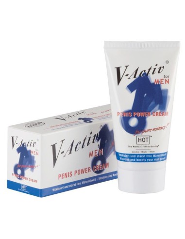 HOT V-ACTIV HOMBRE Crema Potenciadora de la Erección 50 ML