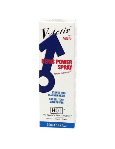 HOT V-ACTIV HOMBRE Spray Potenciador de la Erección 50 ML