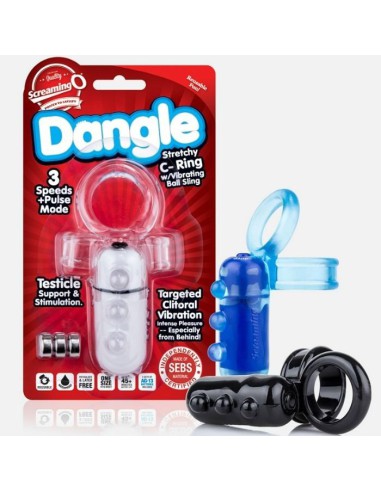 ANILLO VIBRADOR SCREAMING O DANGLE AZUL