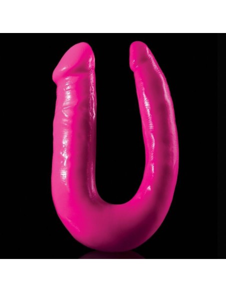 Consolador Doble Pene Rosa 11,5 cm