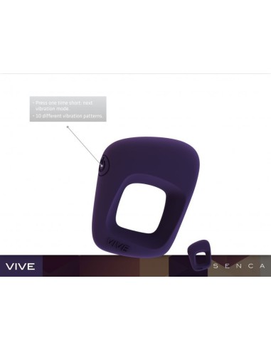 VIVE SENCA ANILLO VIBRADOR LILA