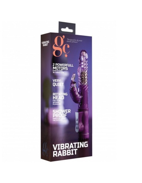 RABBIT VIBRADOR CONEJITO RAMPANTE LILA
