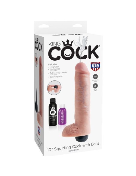 Pene Realistico Eyaculador Natural 20,3 cm King cock