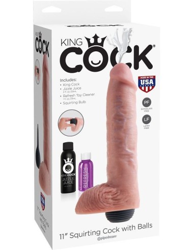 Pene Realistico Eyaculador King Cock 11