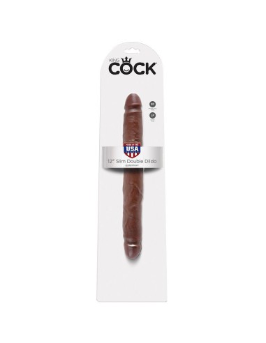 Pene realistico Doble Delgado King Cock