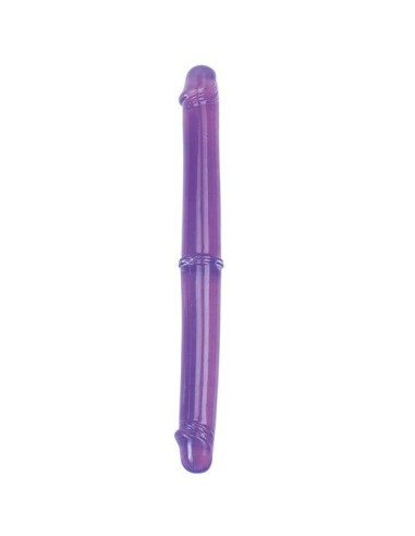 Consolador Doble pene 30 cm morado