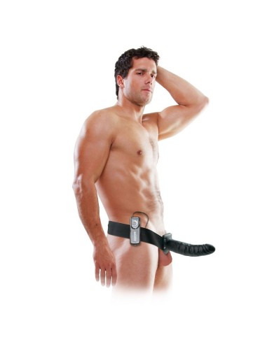 Arnés Hueco con Vibrador 19 cm Fetish Fantasy