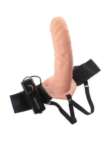 Arnés Hueco con Vibrador 19 cm Fetish Fantasy
