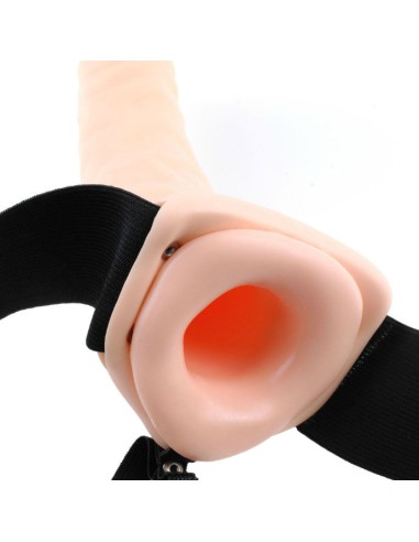 Arnés Hueco con Vibrador 19 cm Fetish Fantasy