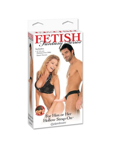 Arnés Con Pene Hueco 15 cm Unisex