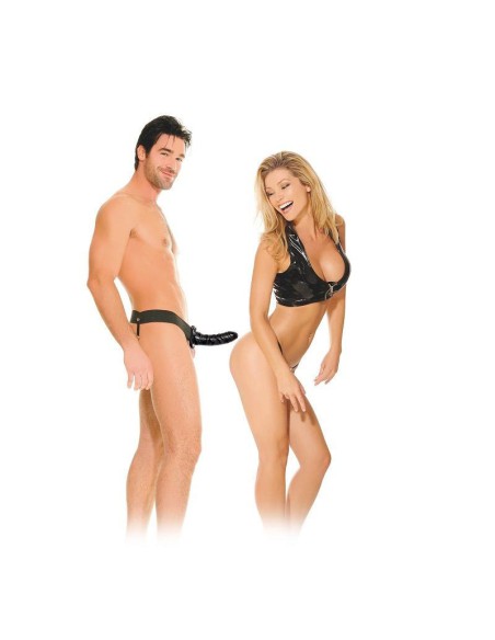 Arnés Con Pene Hueco 15 cm Unisex