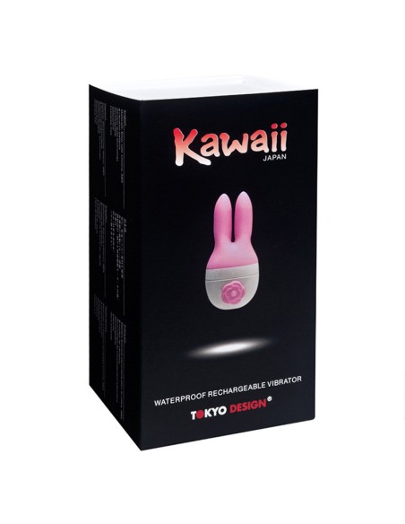 Mini Vibrador Kawaii 11 White/Pink
