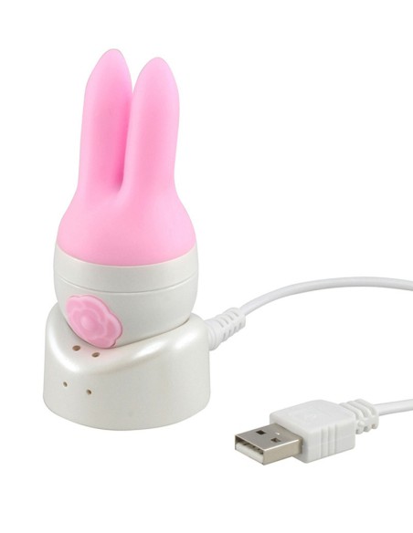 Mini Vibrador Kawaii 11 White/Pink