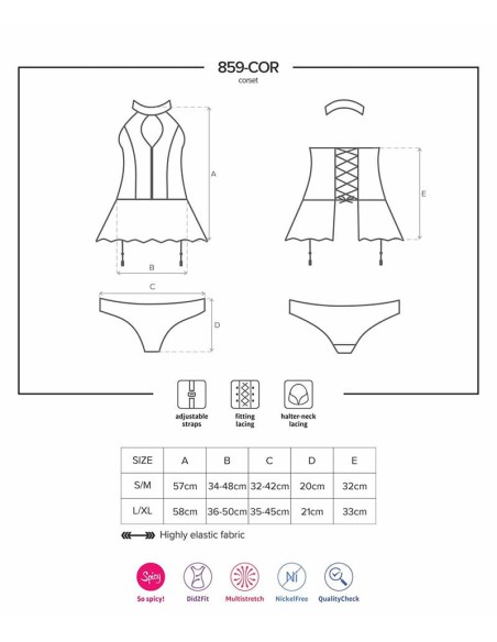 Corset Negro 859-Cor-1