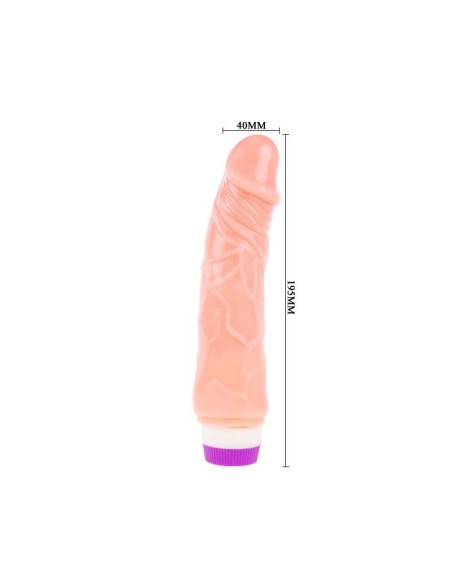 Vibrador Realistico Baile Color Carne 19,5 cm