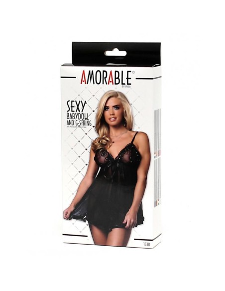 Babydoll Con Tanga Amorable