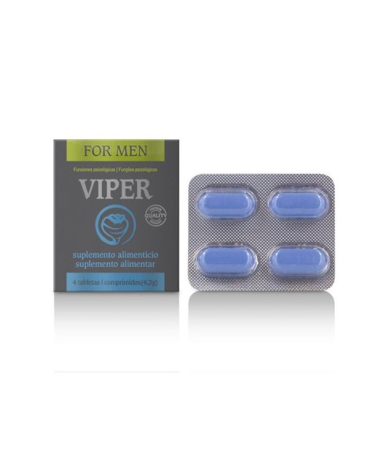 Potenciador Masculino Viper 4 Capsulas Cobeco Pharma