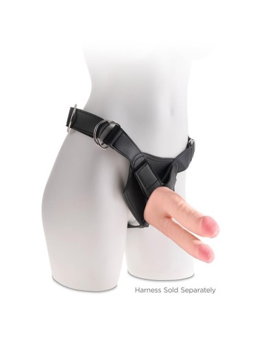 Pene Realístico Doble Penetración Triple Densidad 24 cm