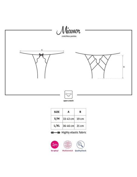 Braguitas Abiertas Color Negro Miamor